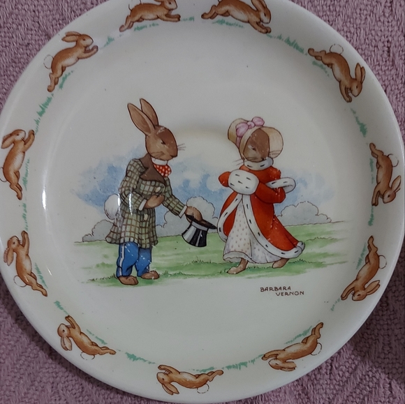 Bunnykins Royal Doulton Toddler Set - Picture 3 of 5